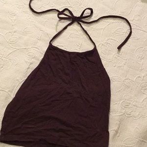 Maroon Brandy Melville Halter